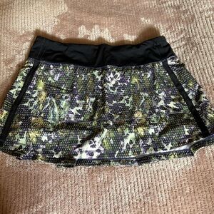 Lululemon Athletica Skort Women Size 6 Black Skirt